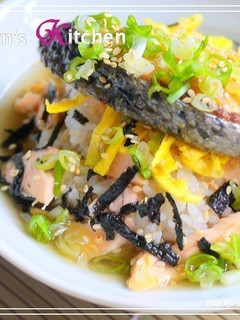 【匯鮮市集】日式鮭魚茶泡飯 的食譜成品照片