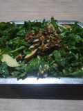 Ensalada de rúcula y manzana con dressing