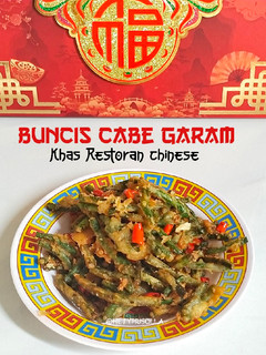 Foto resep Buncis Cabe Garam Khas Restaurant Chinese Food