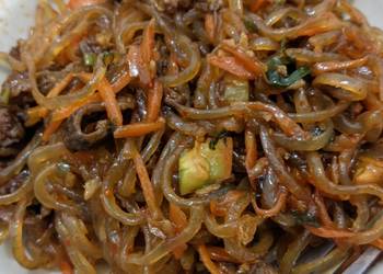 Resep Terbaru Mie goreng shirataki pedas manis Lezat Mantap