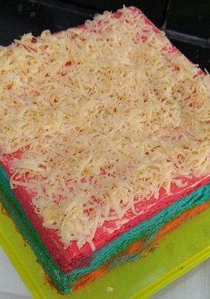 Foto resep Bolu kukus pelangi