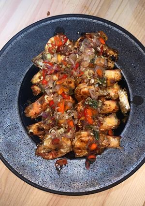 Foto resep Udang Bakar madu with Sambel matah