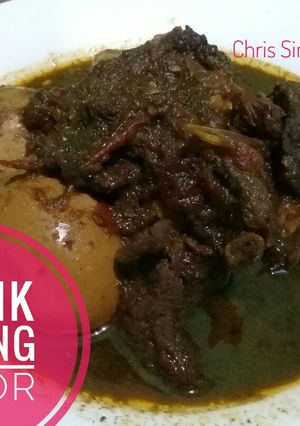 Foto resep Bistik Daging Telor