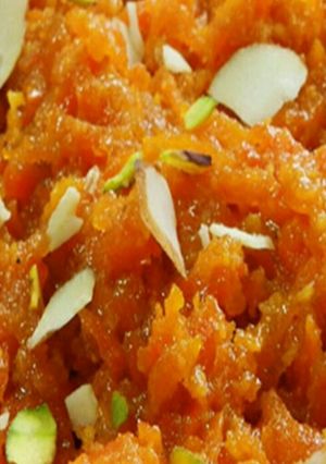 A picture of Kaddu(pumpkin) ka halwa.