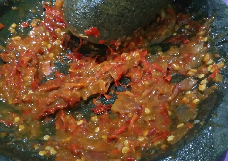 Cara Gampang Membuat Sambel uleg segar, Lezat Sekali