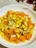Tumis wortel kol jagung
