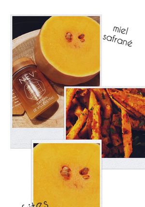 Une photo de Frites de Butternut au miel de safran