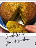 Ciambella con i fiori di sambuco