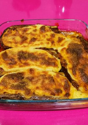 Una foto de Berenjenas rellenas