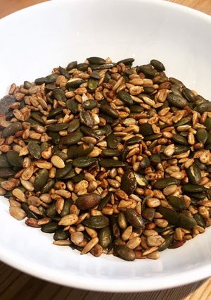 A picture of Salty Tamari Seed Snacks.