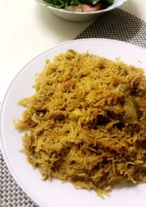 صورة لوصفة رز بخاري