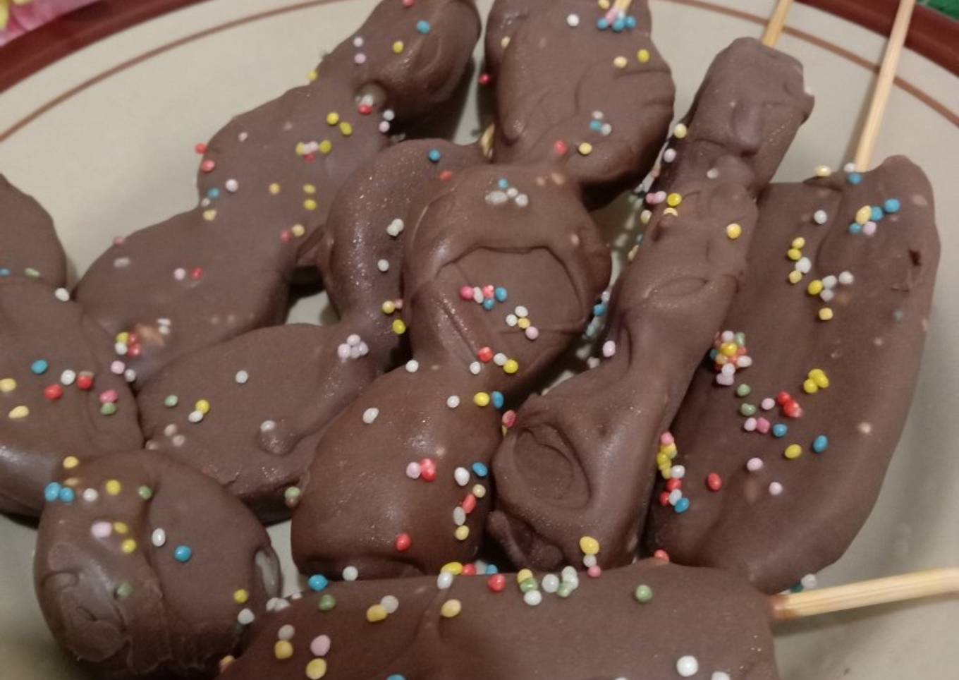 Es pisang coklat