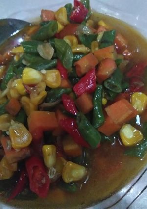 Foto resep Sayur Tumis Warna Warni