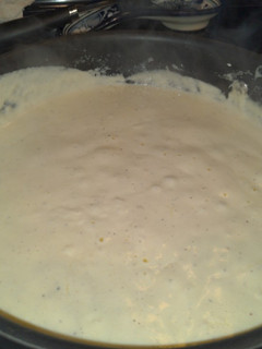A picture of Alfredo Sauce.