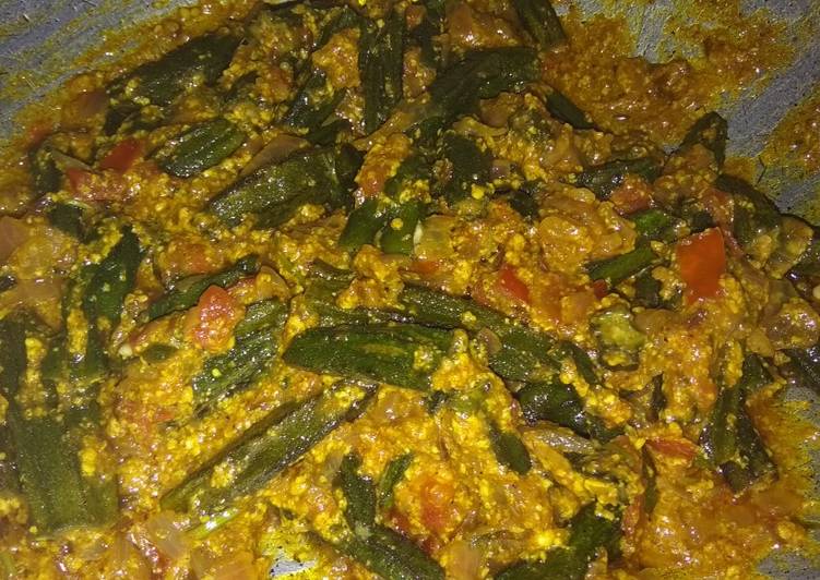 Simple Way to Prepare Quick Dahi Bhindi Okra in Curd