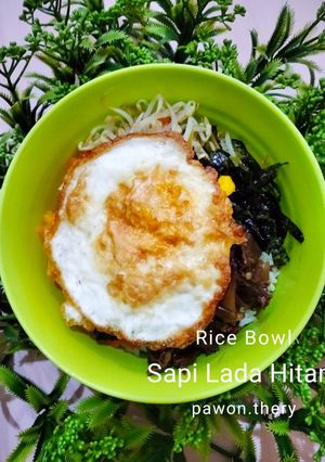 Foto resep Rice Bowl Sapi Lada Hitam