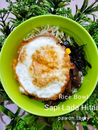 Cara Gampang Membuat Resep Rice Bowl Sapi Lada Hitam Anti Ribet, Mantap Sekali