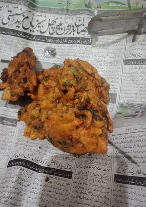 A picture of Palak pakory.