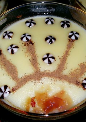 عکسی از دستور فرنی آرد‌برنج و نشاسته