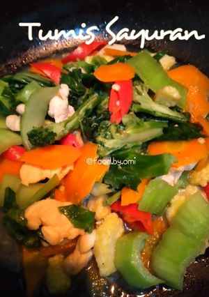 Foto resep Tumis Sayuran, porsi kecil, masak cepat -bekal ke kantor#1-