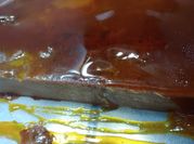Una foto de flan royal galletas