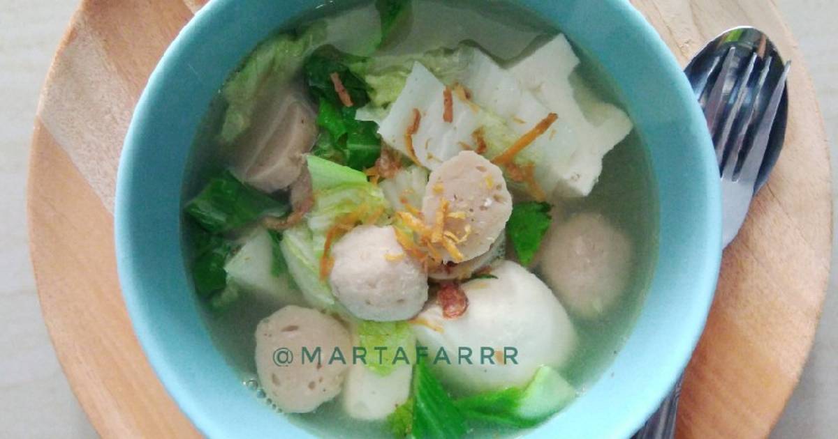 Resep Tahu Bakso Kuah Sayur Oleh Marta Cookpad