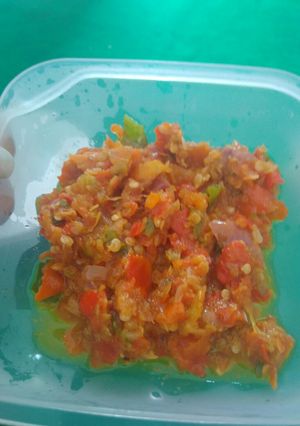 Foto resep Sambal Merapi🔥
