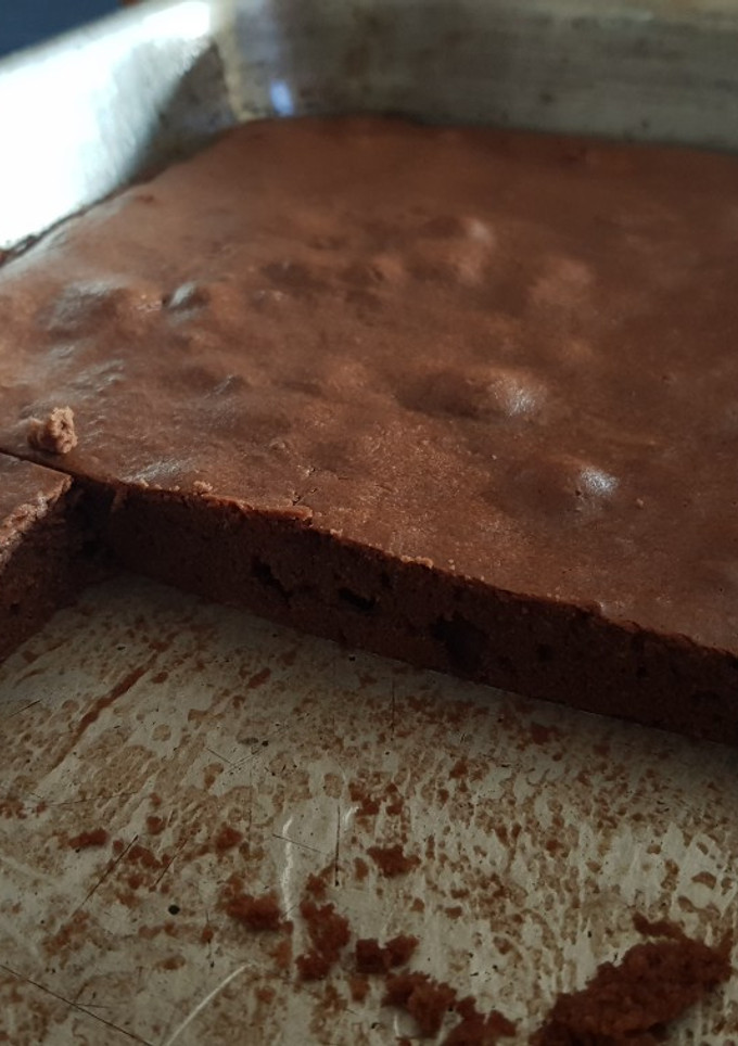 Una foto de Brownie de 3 ingredientes