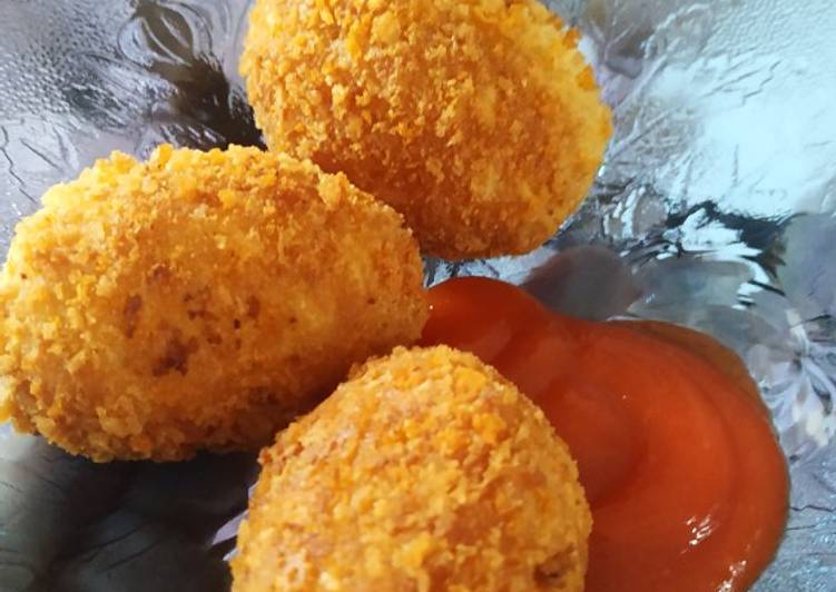 Langkah Mudah untuk Membuat Kroket tahu isi telur puyuh, Lezat