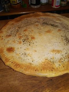A picture of Enchilada pie.