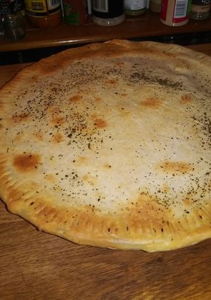 A picture of Enchilada pie.