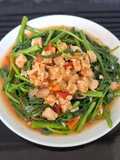 Tumis Kangkung Tempe Terasi
