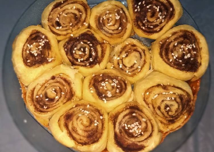 Cara Bikin Cinnamon rolls magicom gampang takaran sendok 😍 Ekonomis Untuk Jualan