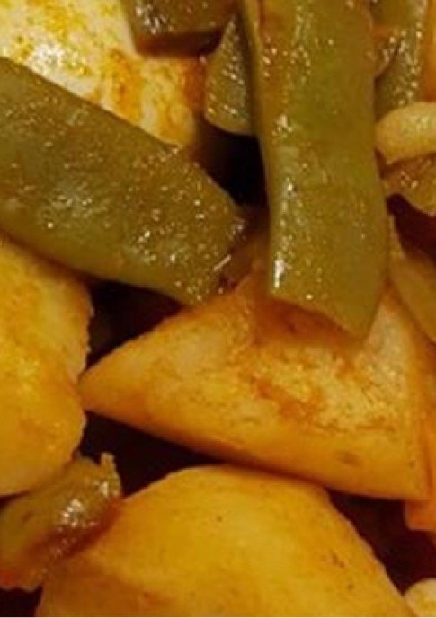 Una foto de Judías, patatas y huevos - Olla GM D