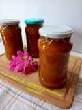 Dulce de calabaza y manzanas, especiado