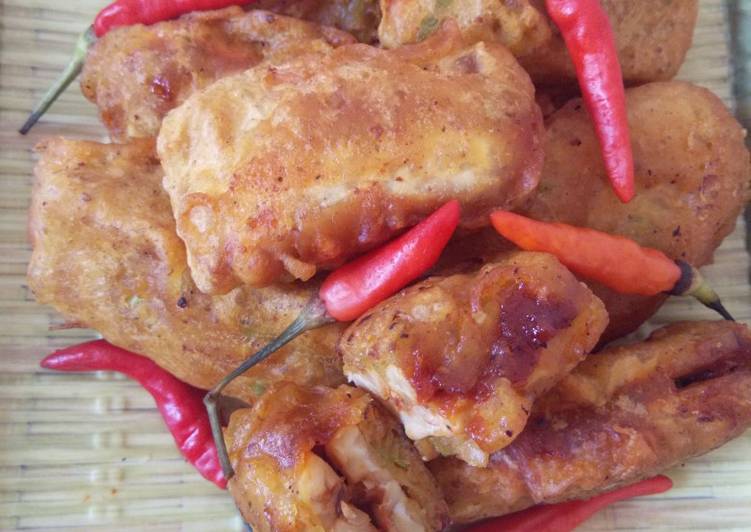 Langkah memasak 19. Tempe Isi Sambal Terasi Anti Gagal