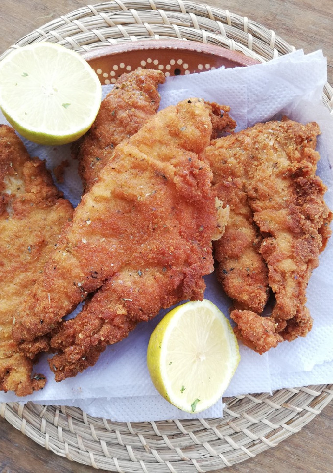 Una foto de Pescado frito crujiente