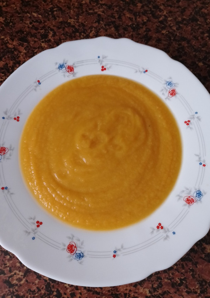 Una foto de Puré de verduras del cocido