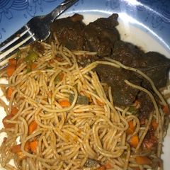 A picture of Strifry spaghetti 🍝.