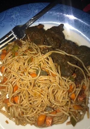 A picture of Strifry spaghetti 🍝.