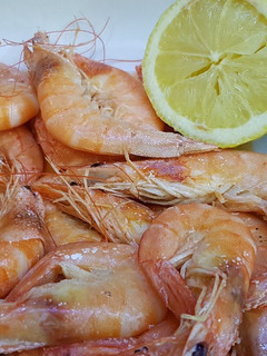 Una foto de Langostinos a la Plancha