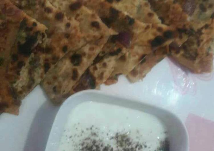 Easiest Way to Make Super Quick Homemade Onions parathe
