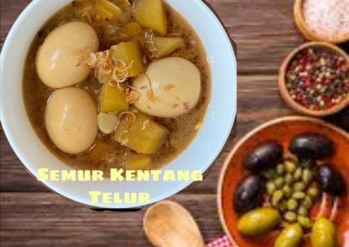 Semur Kentang Telur