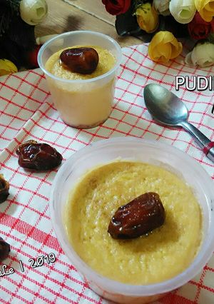 Foto resep Puding Kurma Kukus
