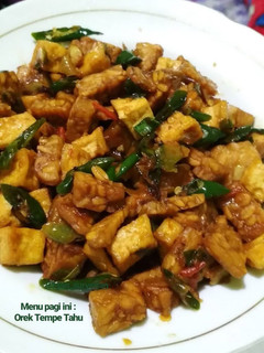 Foto resep Orek Tempe & Tahu