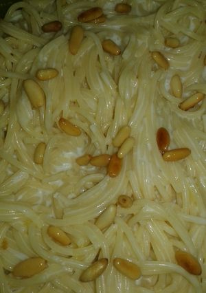 صورة لوصفة معكرونة مع اللبن