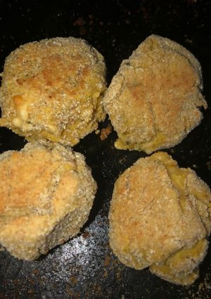 Una foto de Albóndigas de garbanzos con queso 🧀