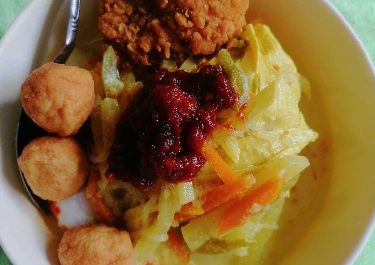 Panduan Langkah Demi Langkah Nasi Impit Kuah Lodeh Masakan Makanan Melayu