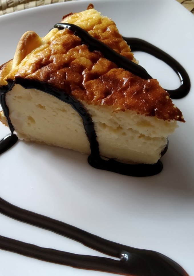 Una foto de Tarta de queso con masa quebrada