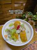Masak lemak putih labu + cili solok